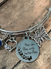 Load image into Gallery viewer, NOW SHE FLIES W/BUTTERFLIES (B163)