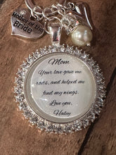 Load image into Gallery viewer, MOTHER OF BRIDE/GROOM Necklace (N07) 24"