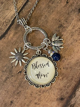 Load image into Gallery viewer, "MOM" Charm Necklace (C187) 24"