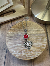 Load image into Gallery viewer, HEART Mini Snap Necklace (S61) 24&quot;
