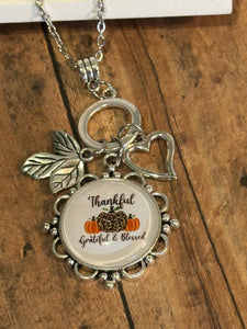 THANKFUL/FALL Necklace (24") C195