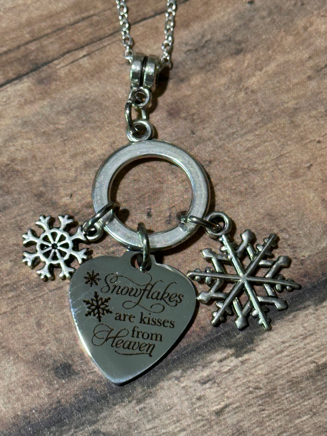 SNOWFLAKES ARE KISSES FROM HEAVEN Necklace (NC01) 24