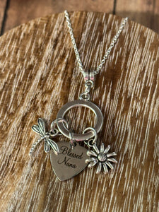 BLESSED NANA Necklace (NC85) 22"