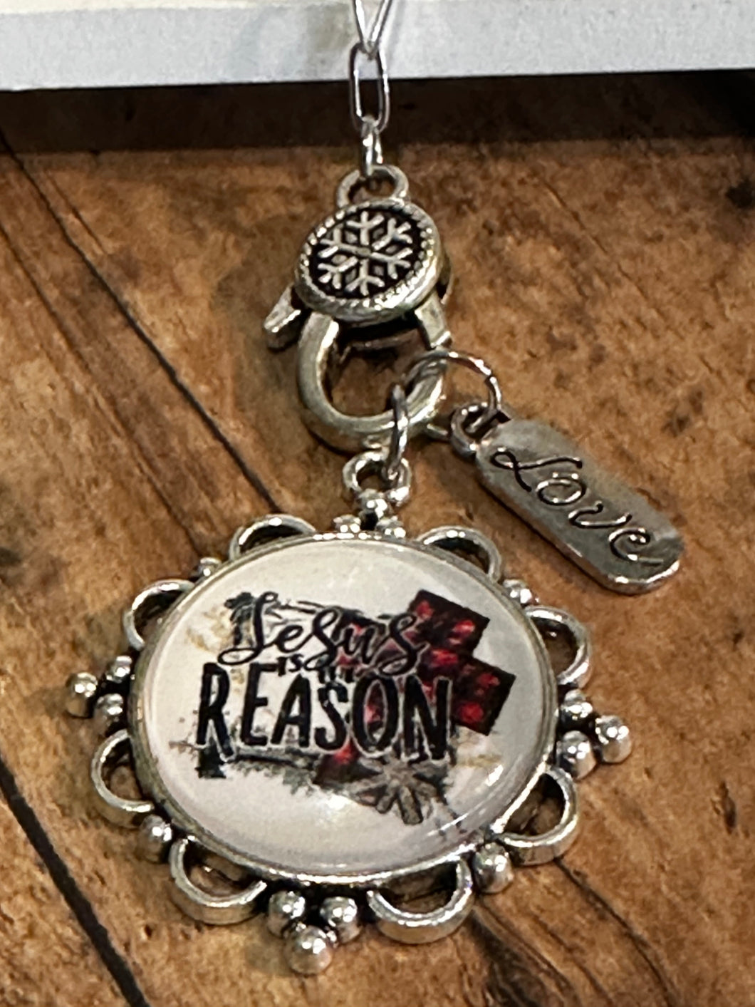 JESUS/THE REASON Charm Necklace (C143) 24