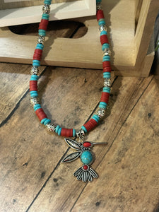HUMMINGBIRD Necklace (NE30-CS)