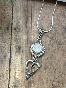 HEART Mini Snap Necklace (S71) 24"