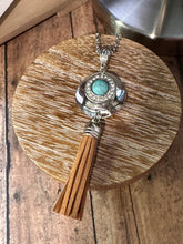 Load image into Gallery viewer, TASSLE Snap Necklace (S95) 24&quot;
