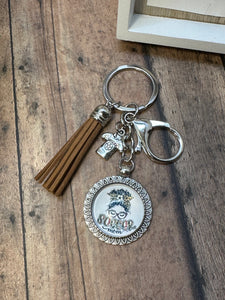 SOCCER MOM Keychain (K000-47)