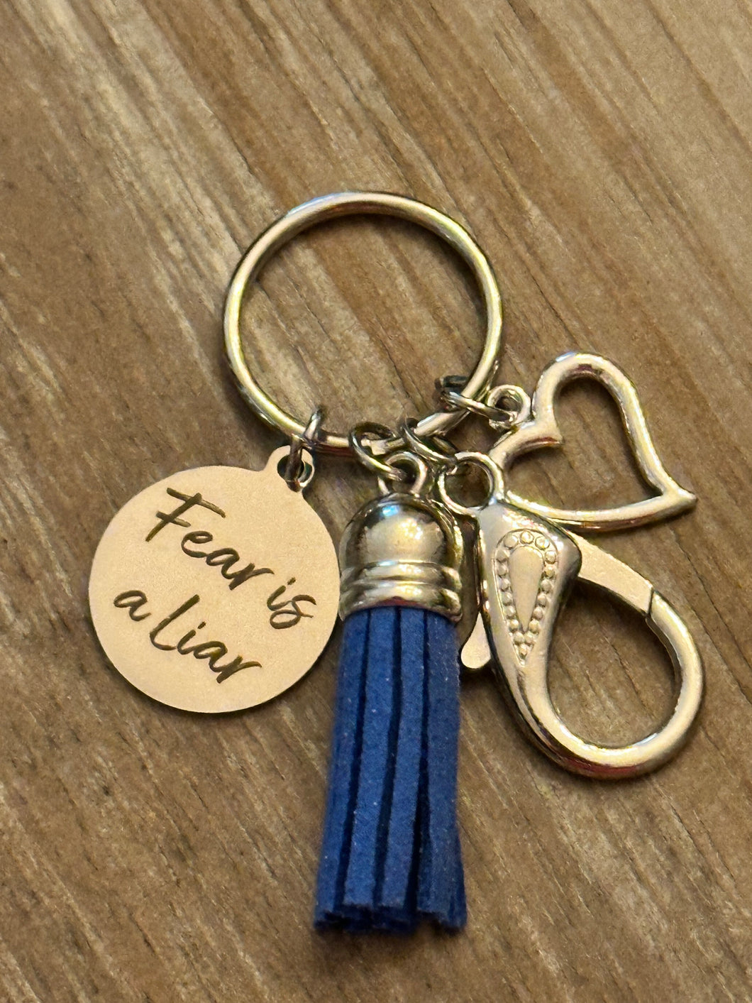FEAR IS A LIAR Purse Charm (P20)