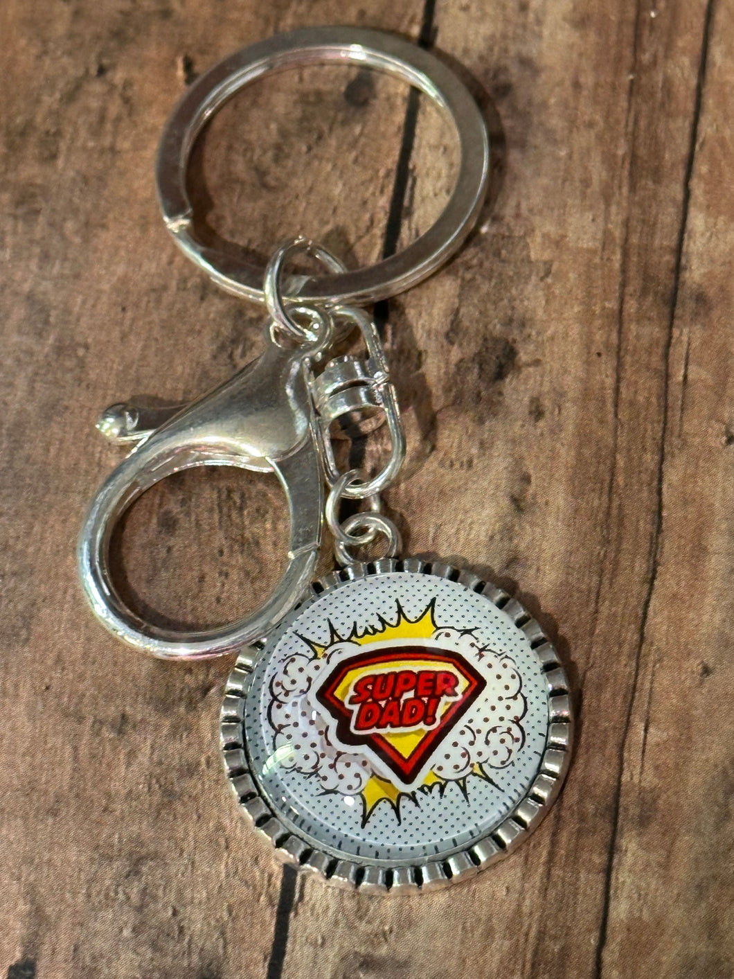 SUPER DAD Keychain (K000-61)