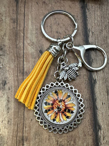 BEE HAPPY Keychain (K000-42)