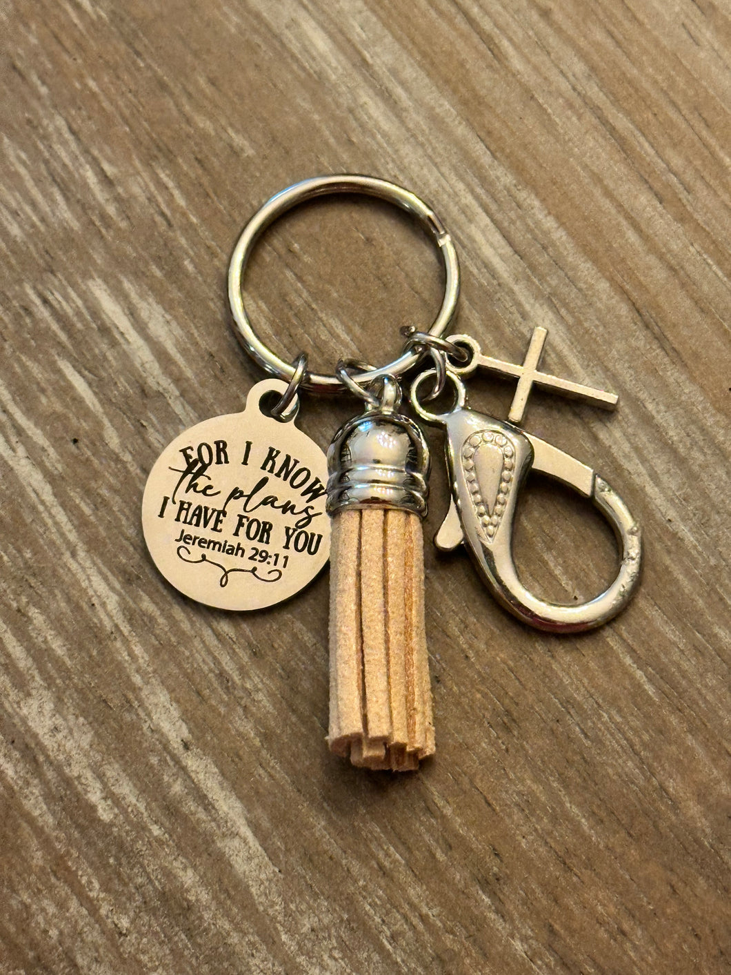 JEREMIAH 29:11 Purse Charm (P18)