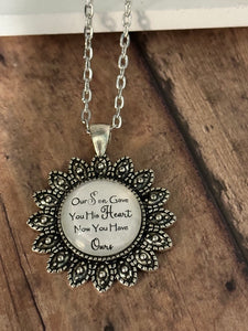 OUR SON GAVE YOU HIS HEART Necklace