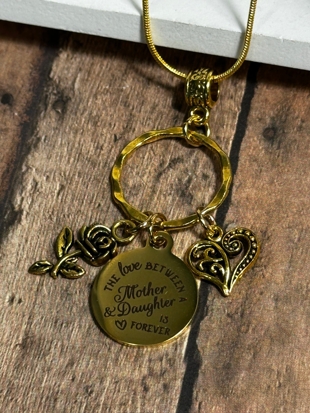 LOVE BTW MOTHER & DAUGHTER Necklace (NC138G) 22