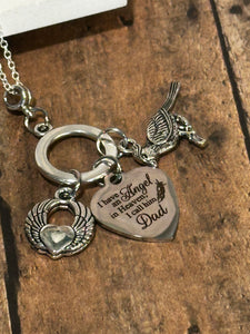 ANGEL DAD Necklace (NC98) 22"