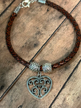 Load image into Gallery viewer, LEATHER CHARM Bracelet
