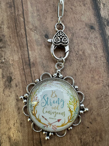 STRONG AND COURAGEOUS Necklace (N74)