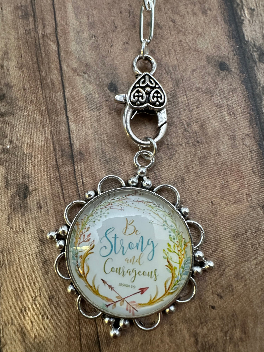 STRONG AND COURAGEOUS Necklace (N74)