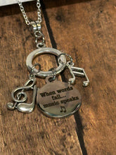 Load image into Gallery viewer, ENGRAVED CHARM NECKLACES (22-24")
