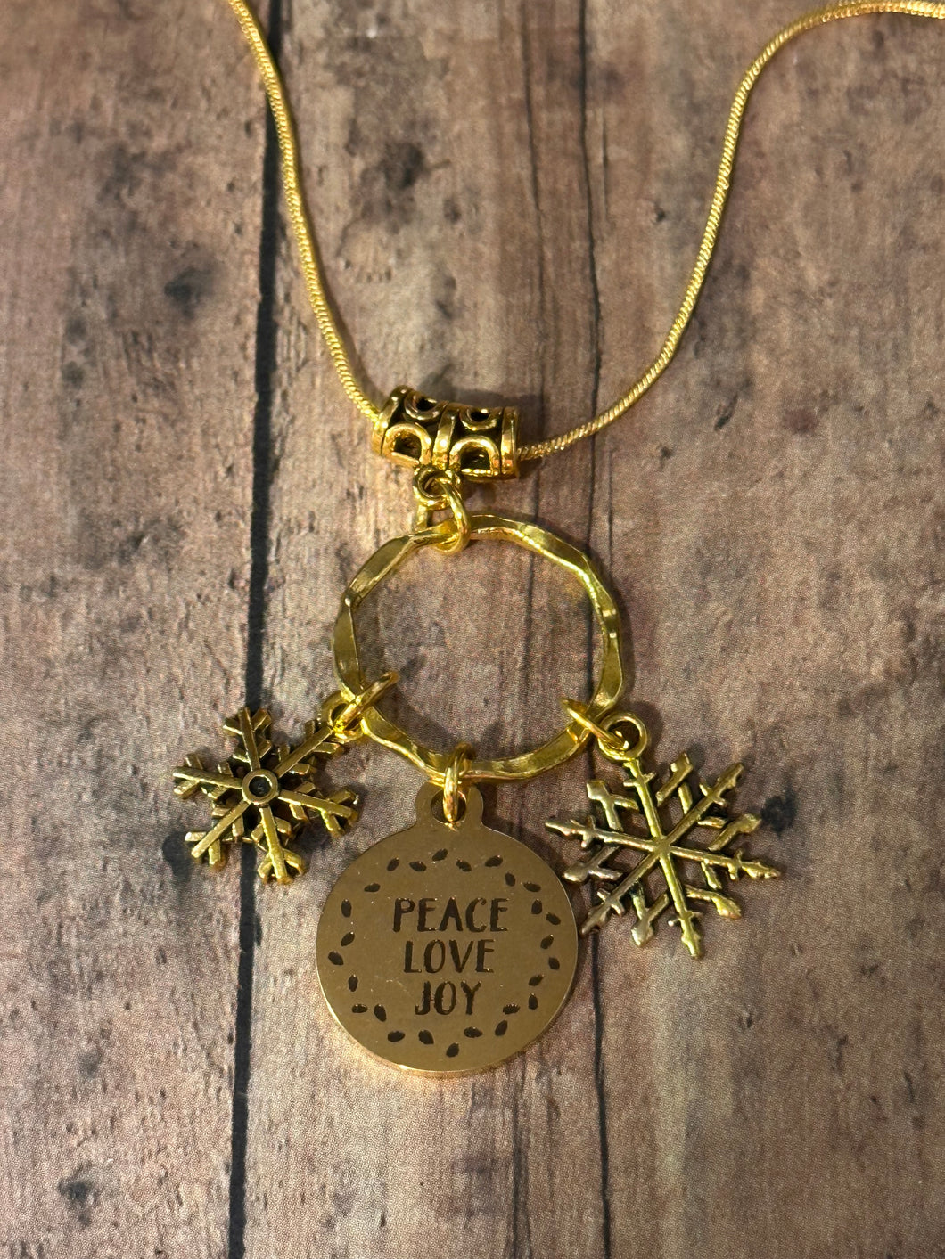 PEACE LOVE JOY Necklace (NC15) 22-24