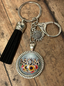 BLESSED MOM Keychain (K000-48)