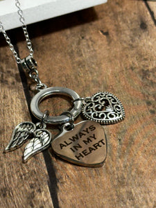 ALWAYS IN MY HEART Necklace (NC34) 22"