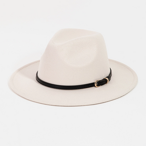 SKINNY BELT STRAP FEDORA HAT (FH08)