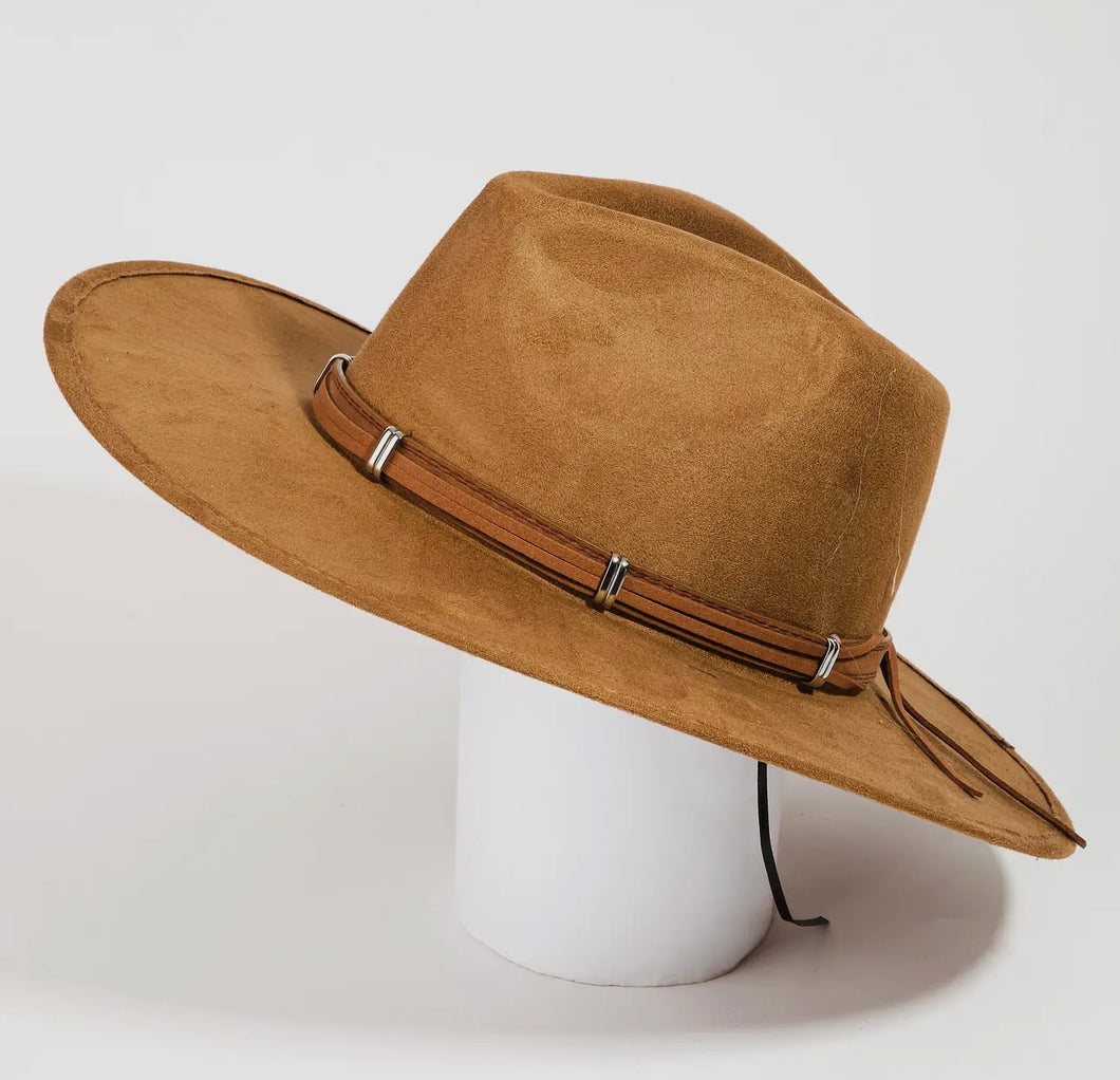 WIDE BRIM FEDORA HAT (FH10)