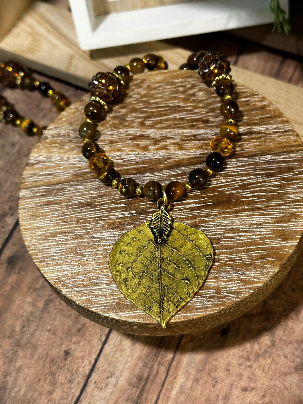 GOLD LEAF Necklace (NE41-N) 22