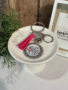 TEST THE JESUS IN ME Keychain (K000-40)