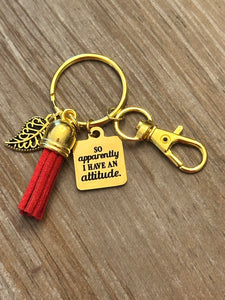 ATTITUDE Purse Charm (P24)