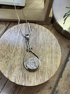 RHINESTONE Snap Necklace (S77)