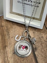 Load image into Gallery viewer, PEACE LOVE HORSES Necklace (C130) 24&quot;
