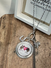 Load image into Gallery viewer, PEACE LOVE HORSES Necklace (C130) 24&quot;
