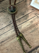 Load image into Gallery viewer, LEATHER BOLO TIE (BL02)
