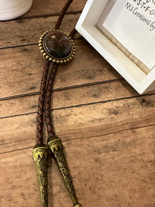 LEATHER BOLO TIE (BL02)