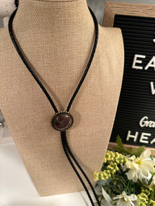 LEATHER BOLO TIE (BL02)