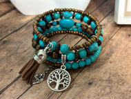 BOHO WRAP Bracelet (BR90-TCG)