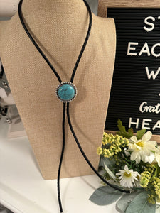 LEATHER BOLO TIE (BL03)