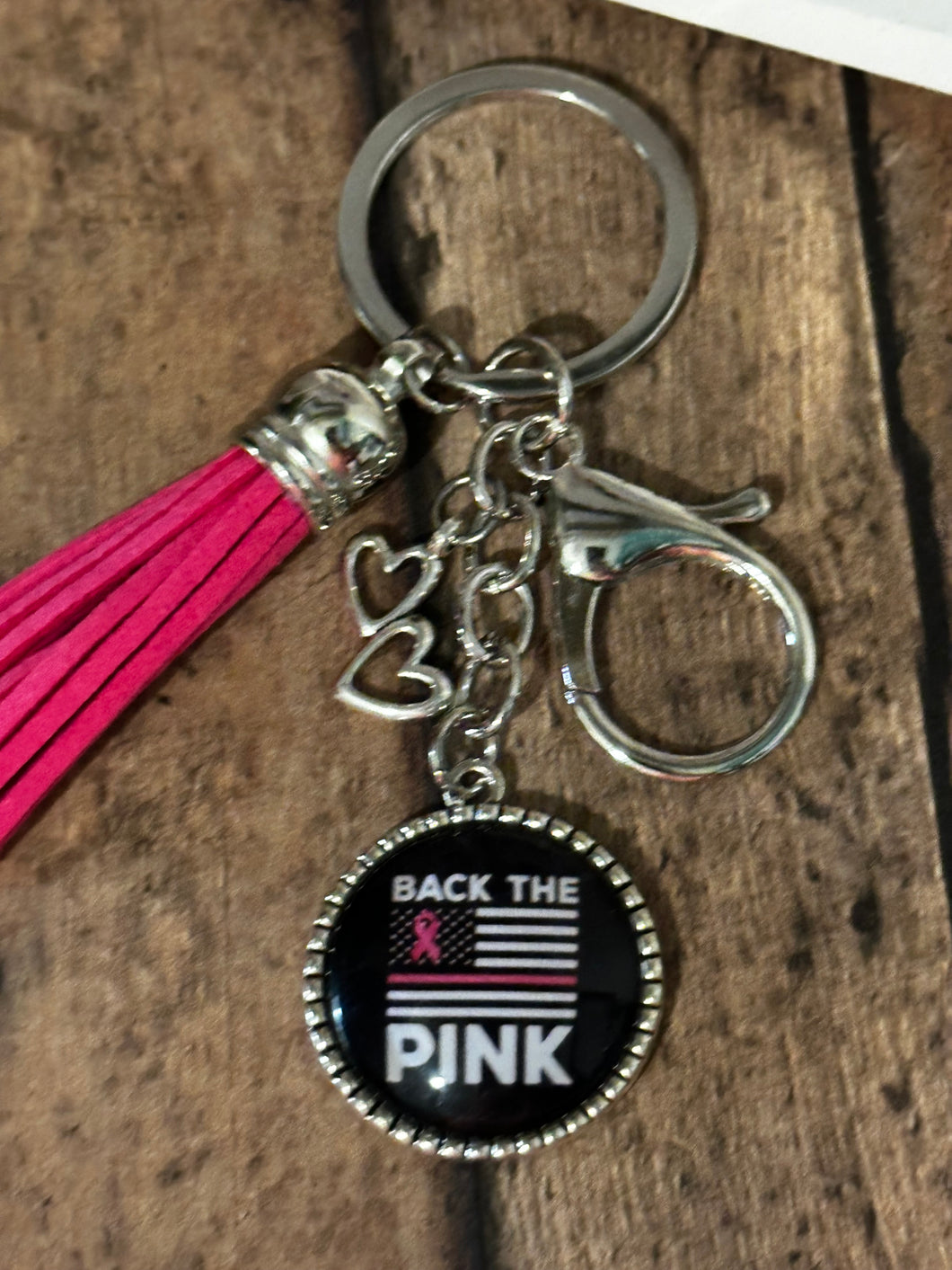 BACK THE PINK Keychain (K000-50)