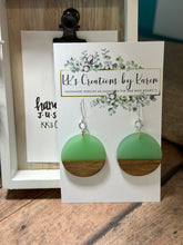 Load image into Gallery viewer, WOOD &amp; RESIN EARRINGS
