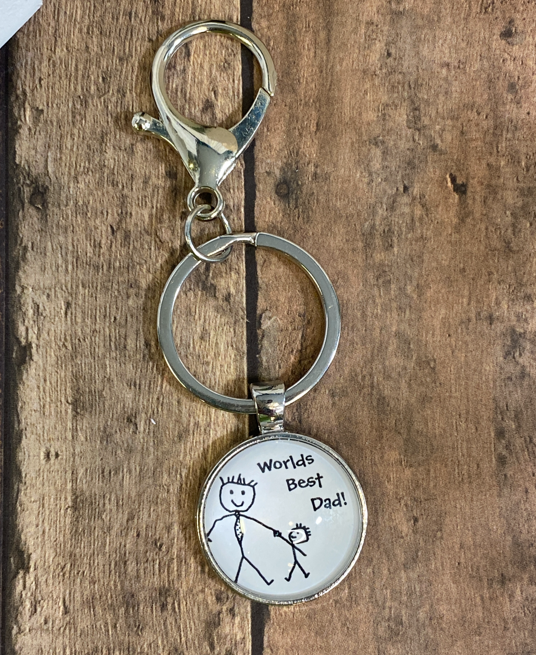 WORLD'S BEST DAD Keychain (K000-11)