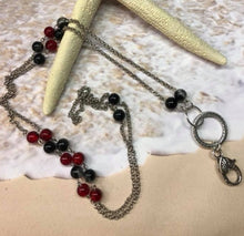 Load image into Gallery viewer, LANYARD-Black &amp; Red (L04)
