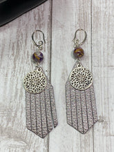 Load image into Gallery viewer, FAUX Leather Tassel Earrings (EAR50-28)

