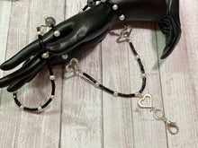 Load image into Gallery viewer, LANYARD-Black &amp; Pearl (L01)
