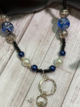 Load image into Gallery viewer, LANYARD-Blue/Silver (L02)
