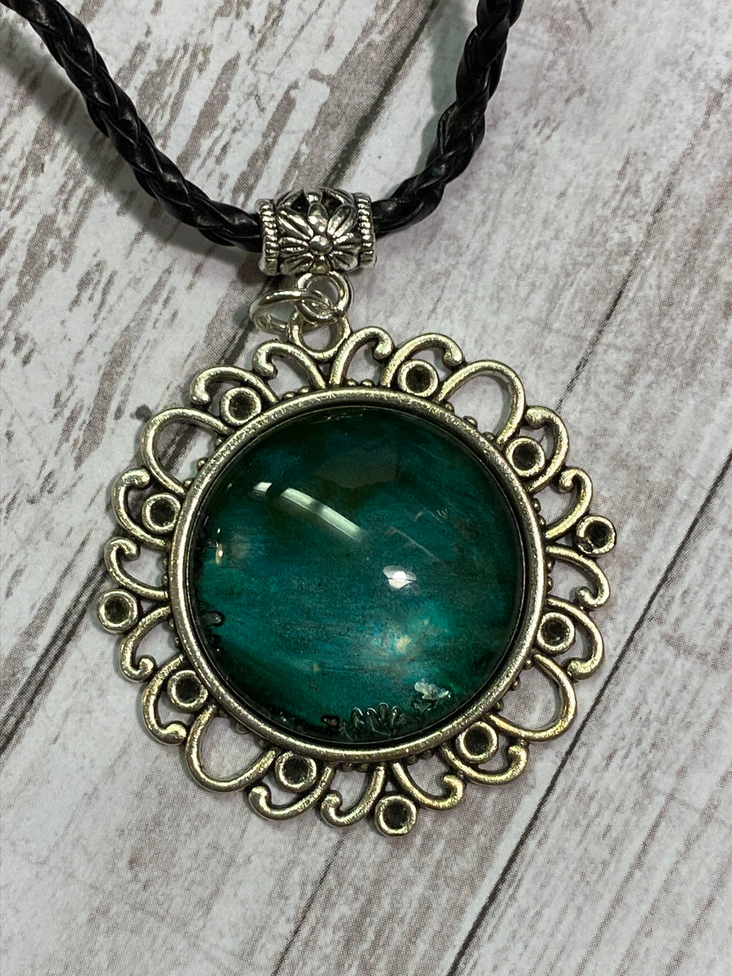 ALCOHOL INK Necklace (N94) 18-20