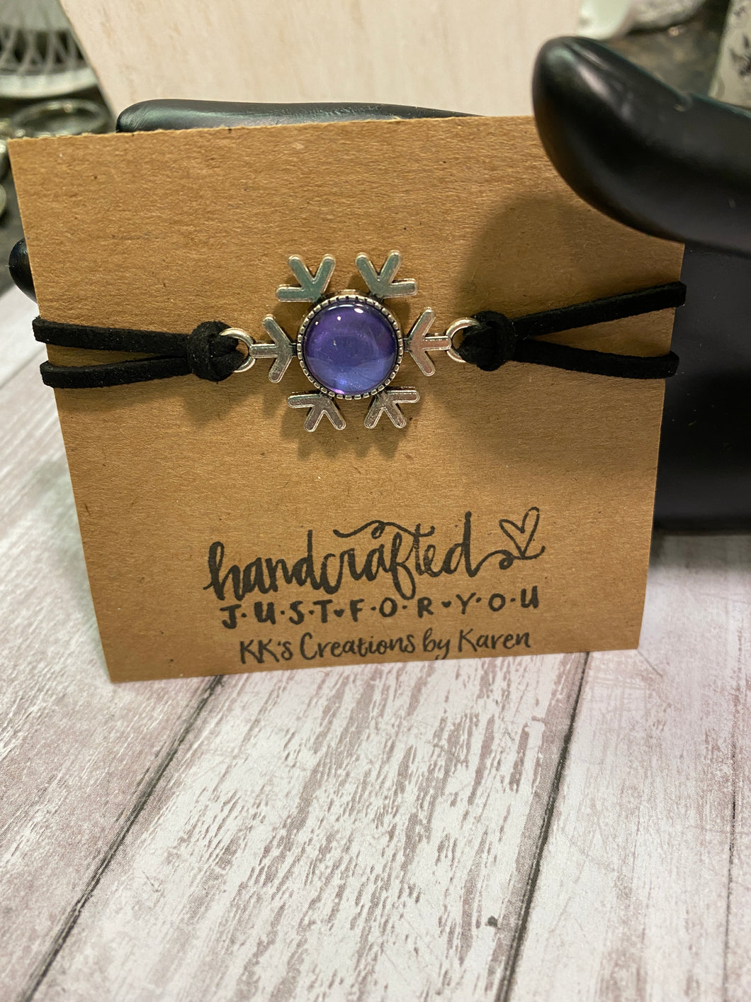 SNOWFLAKE Leather Bracelet (BR06)