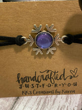 Load image into Gallery viewer, SNOWFLAKE Leather Bracelet (BR06)
