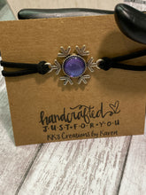 Load image into Gallery viewer, SNOWFLAKE Leather Bracelet (BR06)
